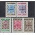 Argentina A- 52/56 1958 100° sello argentino y exposición Filatélica interamericana MH