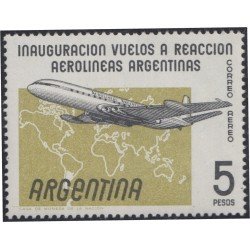 Argentina A- 62 1959 Inauguración de los vuelos a Reacción Aerolíneas Argentinas MH Argentina A- 62 1959 Inauguración de los vuelos a Reacción Aerolíneas Argentinas MH