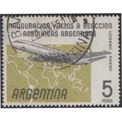 Argentina A- 62 1959 Inauguración de los vuelos a Reacción Aerolíneas Argentinas usado Argentina A- 62 1959 Inauguración de los vuelos a Reacción Aerolíneas Argentinas usado