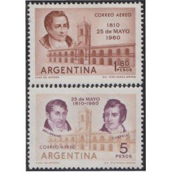 Argentina A- 67/68 1960 150 Años de la Revolución de 1810 MH Argentina A- 67/68 1960 150 Años de la Revolución de 1810 MH