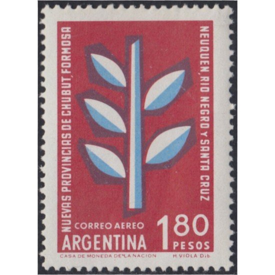 Argentina A- 69 1960 Nuevas Provincias MH