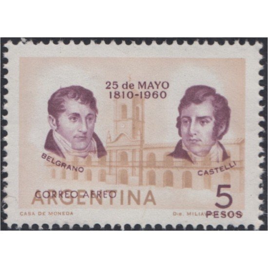 Argentina A- 68a 1960 150 Años de la Revolución de 1810 MNH