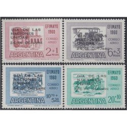 Argentina A- 78/81 1960 Día de las Naciones Unidas MH Argentina A- 78/81 1960 Día de las Naciones Unidas MH