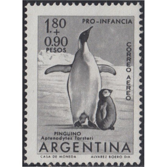 Argentina A- 82 1961  Sobretasa Pro-infancia MH