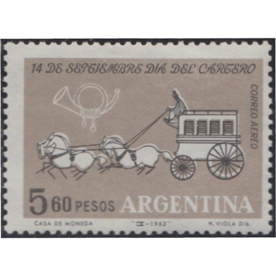 Argentina A- 85 1962 Día del Cartero MNH Argentina A- 85 1962 Día del Cartero MNH