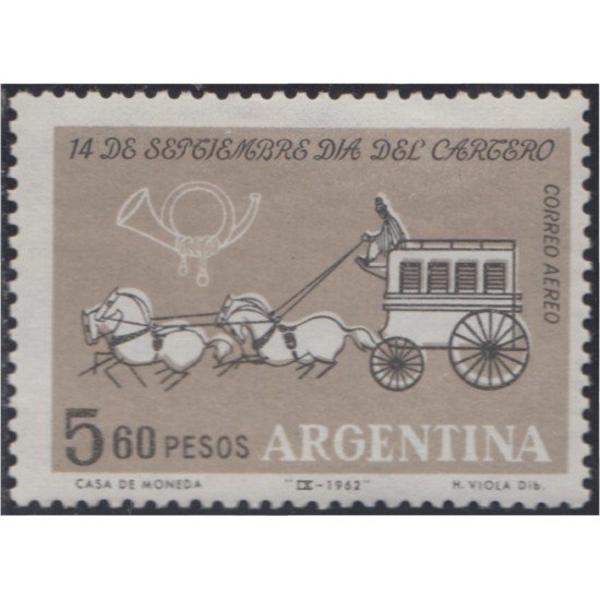 Argentina A- 85 1962  Día del Cartero MH