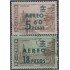 Argentina A- 86/87 1962 Sello n° 606 con papel tintado usados