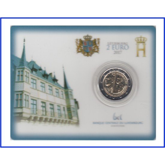 Luxemburgo 2017 Cartera Oficial Coin Card Moneda 2 € conm Guillermo III Luxemburgo 2017 Cartera Oficial Coin Card Moneda 2 € conm Guillermo III