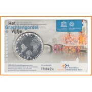 Holanda 2012 Cartera Oficial Coin Card Moneda 5 € Canales de Ámsterdam