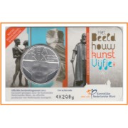 Holanda 2012 Cartera Oficial Coin Card Moneda 5 € La Escultura 