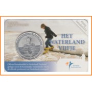 Holanda 2010 Cartera Oficial Coin Card Moneda 5 € Waterland 