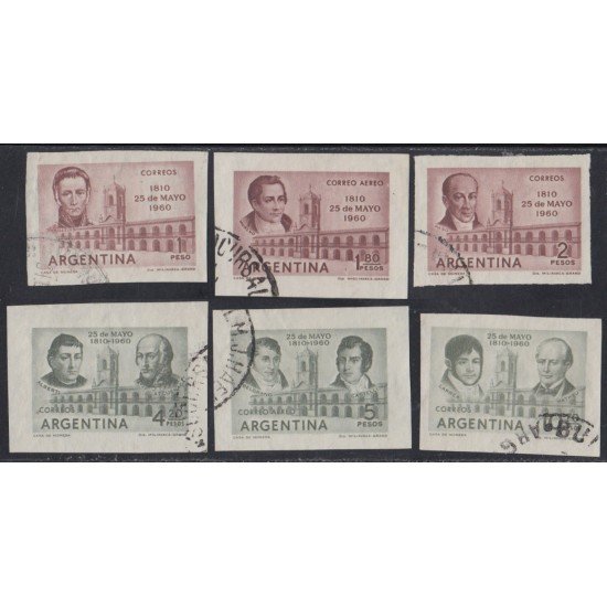 Argentina SH 12/13 1960 150 Años de la Revolución de 1810 usados Argentina SH 12/13 1960 150 Años de la Revolución de 1810 usados