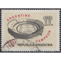 Argentina SH 19 1978 Campeones de la Copa Mundial de Fútbol MNH Argentina SH 19 1978 Campeones de la Copa Mundial de Fútbol MNH