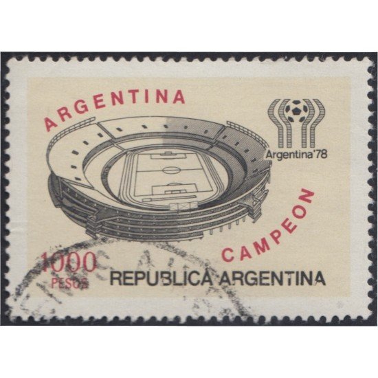 Argentina SH 19 1978 Campeones de la Copa Mundial de Fútbol MNH Argentina SH 19 1978 Campeones de la Copa Mundial de Fútbol MNH