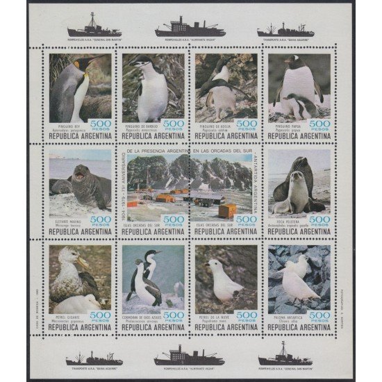 Argentina HB 26 1980 75º Años de la presencia Argentina en la Orcadas del Sur MNH Argentina HB 26 1980 75º Años de la presencia Argentina en la Orcadas del Sur MNH