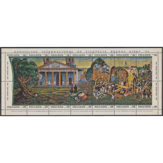 Argentina HB 27 1980 400º Años de la fundación de la Villa de Buenos Aires MNH Argentina HB 27 1980 400º Años de la fundación de la Villa de Buenos Aires MNH