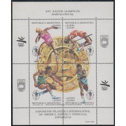 Argentina HB 49 1990 Juegos olímpicos Barcelona 92 MNH Argentina HB 49 1990 Juegos olímpicos Barcelona 92 MNH