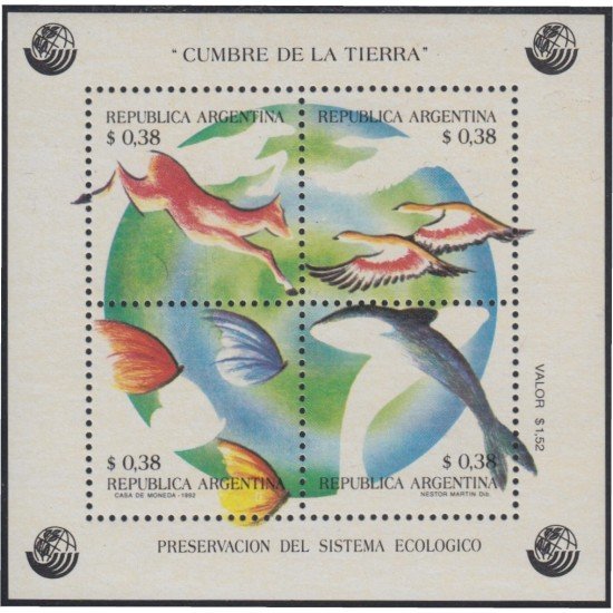 Argentina HB 53 1992 Conferencia de las Naciones Unidas MNH Argentina HB 53 1992 Conferencia de las Naciones Unidas MNH