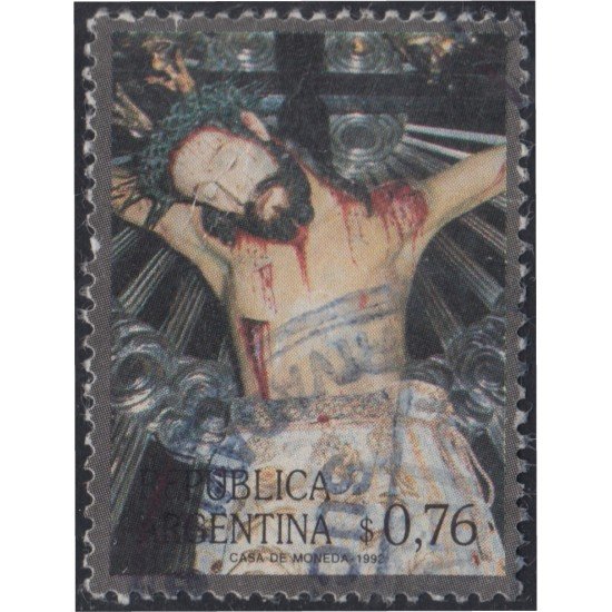 Argentina SH 55 1992 Llegada del señor del Milagro a América MNH