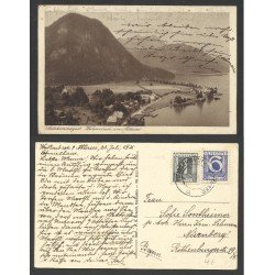 Austria Postal de Weissenbach a Nuremberg 1925