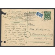 Alemania Postal de Munich a Berlín 1952
