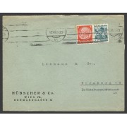 Austria carta de Viena a Nuremberg 1938