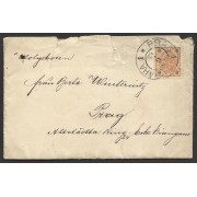 Checoslovaquia Carta interior de Praga con contenido 1903