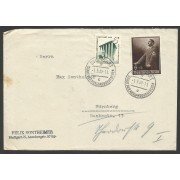 Alemania Carta de Stuttgart a Nuremberg 1939