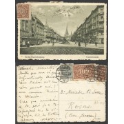 Alemania Postal de Berlín a Rosas (Gerona) 1923