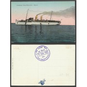 Alemania Postal (Barco) matasello conmemorativo 1922