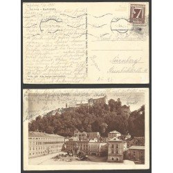 Austria Postal de Salzburgo a Nuremberg 1925