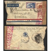 Argentina  Carta de Buenos Aires por Correo Aéreo a Barcelona 1937