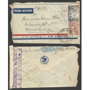 Argentina Carta de Buenos Aires por Correo Aéreo a Barcelona 1937
