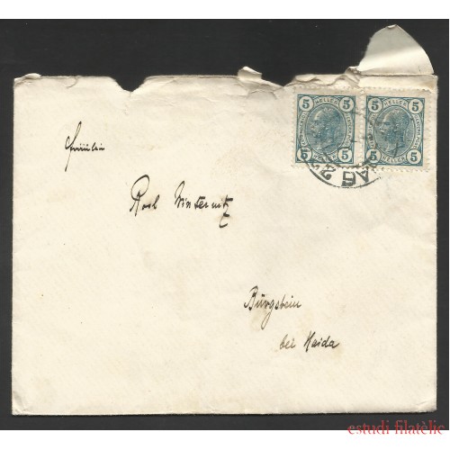 Austria carta para correo interior de Burgstein 