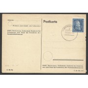 Alemania Tarjeta Postal con Matasellos Wurmberg 1951