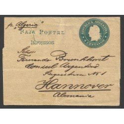 Argentina Carta de Buenos Aires a Hanover (Alemania) Argentina Carta de Buenos Aires a Hanover (Alemania)