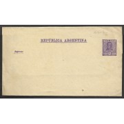 Argentina Carta Prefranqueada de 2 Centavos