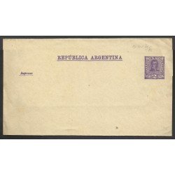 Argentina Carta Prefranqueada de 2 Centavos Argentina Carta Prefranqueada de 2 Centavos