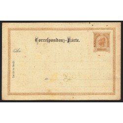 Austria Tarjeta Postal prefranqueada 2 Kreuzer Austria Tarjeta Postal prefranqueada 2 Kreuzer