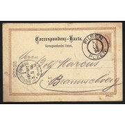 Austria Tarjeta Postal de Pilsen a Braunschweig (Alemania) 1896