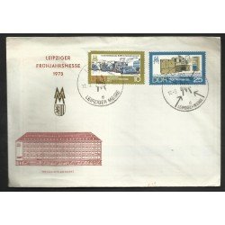 Alemania Oriental Carta con matasello conmemorativo 1973 Alemania Oriental Carta con matasello conmemorativo 1973