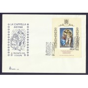 Vaticano Sobre y Matesellos Primer día 1994 Capilla Sixtina 