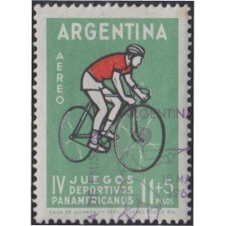 Argentina A- 95 1963 4° Juegos deportivos panamericanos en Sao Paulo usado Argentina A- 95 1963 4° Juegos deportivos panamericanos en Sao Paulo usado