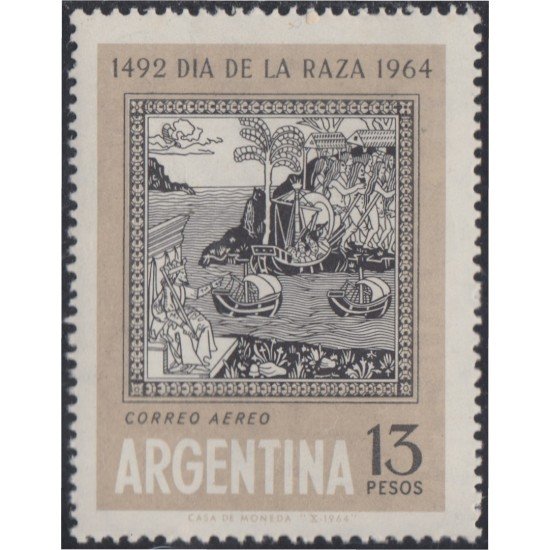 Argentina A- 101 1964 Día de la Raza MNH Argentina A- 101 1964 Día de la Raza MNH