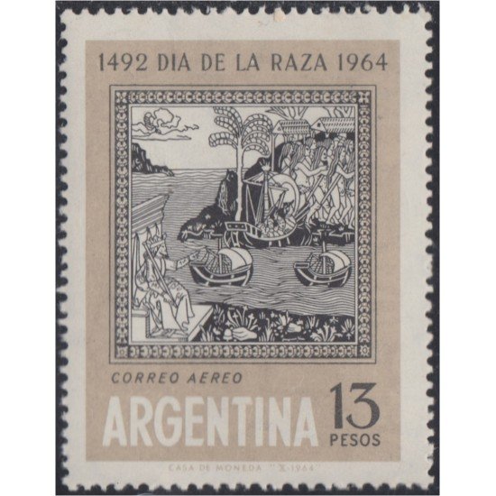Argentina A- 101 1964 Día de la Raza MH Argentina A- 101 1964 Día de la Raza MH