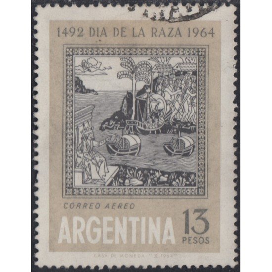 Argentina A- 101 1964 Día de la Raza usado