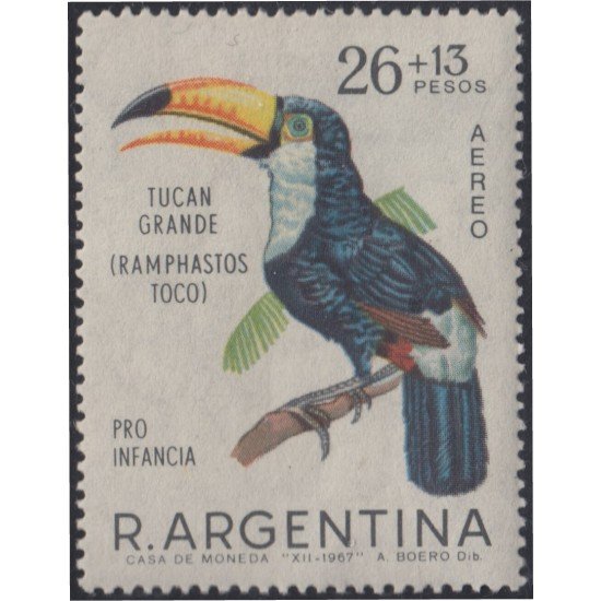 Argentina A- 122 1968 Sobrecarga Pro Infancia MH Argentina A- 122 1968 Sobrecarga Pro Infancia MH
