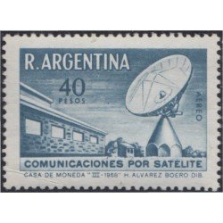 Argentina A- 127 1969 Comunicaciones por satélite MNH Argentina A- 127 1969 Comunicaciones por satélite MNH