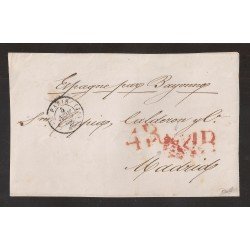 Francia Frontal de Paris a Madrid 1853 Via Bayona Francia Frontal de Paris a Madrid 1853 Via Bayona