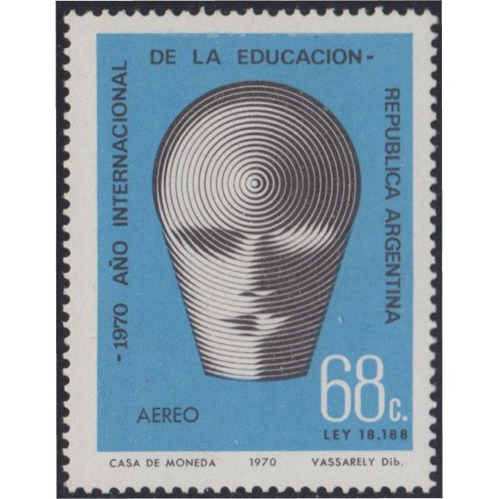 Argentina A- 132 1970 Año Internacional de la educación MH Argentina A- 132 1970 Año Internacional de la educación MH